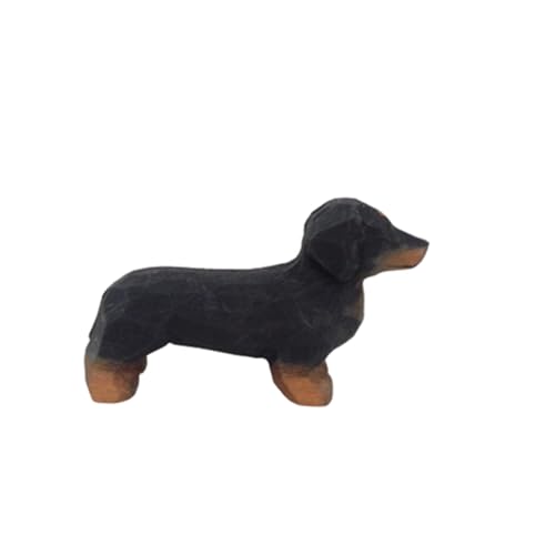 Wudimals - 40640 - Hunde, Dackel, Holz, handgeschnitzt, handbemalt, 8cm x 4,5cm x 2cm Wudimals - 40640 - Hunde, Dackel, Holz, handgeschnitzt, handbemalt, 8cm x 4,5cm x 2cm von Wudimals