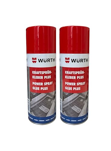 Würth Kraftsprühkleber Plus 2x 400ml extra starker Sprüh kleber von Würth