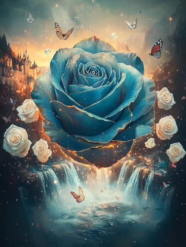Diamond Painting Anlage, 5D Diamond Painting Klein 30x40 cm Leinwand, DIY Diamant Art Malerei Bilder Kinder Anfänger Mosaikherstellung Bastelnset für Wanddeko Wohnzimmer, Geschenke für Frauen P-70 Diamond Painting Anlage, 5D Diamond Painting Klein 30x40 cm Leinwand, DIY Diamant Art Malerei Bilder Kinder Anfänger Mosaikherstellung Bastelnset für Wanddeko Wohnzimmer, Geschenke für Frauen P-70 von Wuiddnng