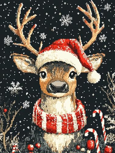 Diamond Painting Christmas, 5D Diamond Painting XXL 70x90 cm Leinwand, DIY Diamant Art Malerei Bilder Kinder Anfänger Mosaikherstellung Bastelnset für Wanddeko Wohnzimmer, Geschenke für Frauen Z-99 Diamond Painting Christmas, 5D Diamond Painting XXL 70x90 cm Leinwand, DIY Diamant Art Malerei Bilder Kinder Anfänger Mosaikherstellung Bastelnset für Wanddeko Wohnzimmer, Geschenke für Frauen Z-99 von Wuiddnng