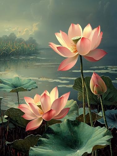 Diamond Painting Erwachsene, 5D Diamant Painting Bilder Blume 60x80 cm, DIY Full Round Diamant Malerei mit Zubehör, Diamond Art Kinder Mosaikherstellung Bastelset für Herbst Home Zimmer Deko K-70 Diamond Painting Erwachsene, 5D Diamant Painting Bilder Blume 60x80 cm, DIY Full Round Diamant Malerei mit Zubehör, Diamond Art Kinder Mosaikherstellung Bastelset für Herbst Home Zimmer Deko K-70 von Wuiddnng