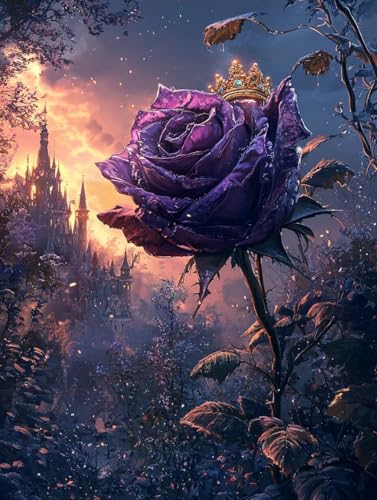 Diamond Painting Erwachsene, 5D Diamant Painting Bilder Blume 70x90 cm, DIY Full Round Diamant Malerei mit Zubehör, Diamond Art Kinder Mosaikherstellung Bastelset für Herbst Home Zimmer Deko S-72 Diamond Painting Erwachsene, 5D Diamant Painting Bilder Blume 70x90 cm, DIY Full Round Diamant Malerei mit Zubehör, Diamond Art Kinder Mosaikherstellung Bastelset für Herbst Home Zimmer Deko S-72 von Wuiddnng
