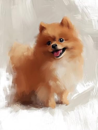 Diamond Painting Erwachsene, 5D Diamant Painting Bilder Hund 80x110 cm, DIY Full Round Diamant Malerei mit Zubehör, Diamond Art Kinder Mosaikherstellung Bastelset für Herbst Zimmer Deko, Geschenke S-3 von Wuiddnng