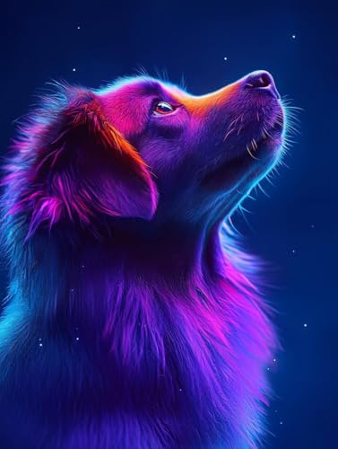 Diamond Painting Hund, 5D Diamond Painting Klein 30x40 cm Leinwand, DIY Diamant Art Malerei Bilder Kinder Anfänger Mosaikherstellung Bastelnset für Home Wanddeko Wohnzimmer, Geschenke für Frauen Z-90 Diamond Painting Hund, 5D Diamond Painting Klein 30x40 cm Leinwand, DIY Diamant Art Malerei Bilder Kinder Anfänger Mosaikherstellung Bastelnset für Home Wanddeko Wohnzimmer, Geschenke für Frauen Z-90 von Wuiddnng