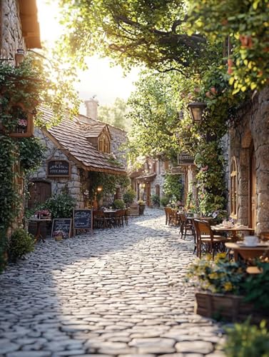 Diamond Painting Landscape, 5D Diamond Painting XXL 80x110 cm Leinwand, DIY Diamant Art Malerei Bilder Kinder Anfänger Mosaikherstellung Bastelnset für Wanddeko Wohnzimmer, Geschenke für Frauen X-8 von Wuiddnng