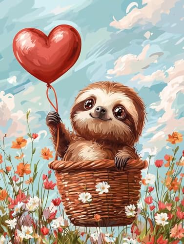 Diamond Painting Tiere, 5D Diamond Painting XXL 50x70 cm Leinwand, DIY Diamant Art Malerei Bilder Kinder Anfänger Mosaikherstellung Bastelnset für Home Wanddeko Wohnzimmer, Geschenke für Frauen P-91 Diamond Painting Tiere, 5D Diamond Painting XXL 50x70 cm Leinwand, DIY Diamant Art Malerei Bilder Kinder Anfänger Mosaikherstellung Bastelnset für Home Wanddeko Wohnzimmer, Geschenke für Frauen P-91 von Wuiddnng
