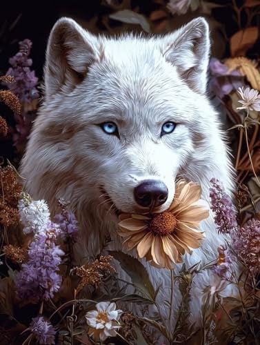 Diamond Painting Wolf, 5D Diamond Painting Klein 30x40 cm Leinwand, DIY Diamant Art Malerei Bilder Kinder Anfänger Mosaikherstellung Bastelnset für Home Wanddeko Wohnzimmer, Geschenke für Frauen X-68 Diamond Painting Wolf, 5D Diamond Painting Klein 30x40 cm Leinwand, DIY Diamant Art Malerei Bilder Kinder Anfänger Mosaikherstellung Bastelnset für Home Wanddeko Wohnzimmer, Geschenke für Frauen X-68 von Wuiddnng