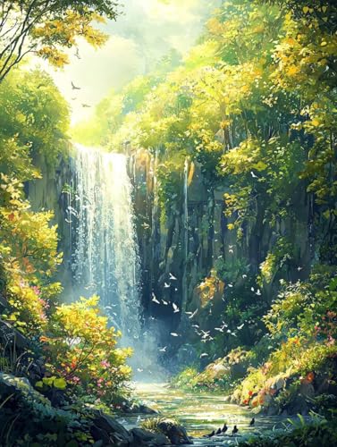 Fallen Diamond Painting XXL Leinwand 70x90 cm, Diamond Painting Erwachsene Bastelset, 5D Diamant Malerei Kinder Stickerei Kreuzstich Bilder Set, Herbst Zimmer Deko Schlafzimmer, Weihnachtsgeschen S-23 Fallen Diamond Painting XXL Leinwand 70x90 cm, Diamond Painting Erwachsene Bastelset, 5D Diamant Malerei Kinder Stickerei Kreuzstich Bilder Set, Herbst Zimmer Deko Schlafzimmer, Weihnachtsgeschen S-23 von Wuiddnng