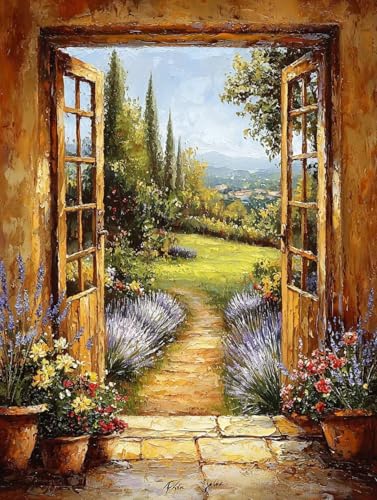 Idyllisch Diamond Painting XXL Leinwand 60x80 cm, Diamond Painting Erwachsene Bastelset, 5D Diamant Malerei Kinder Stickerei Kreuzstich Bilder Set, Zimmer Deko Schlafzimmer, Weihnachtsgeschen X-9 Idyllisch Diamond Painting XXL Leinwand 60x80 cm, Diamond Painting Erwachsene Bastelset, 5D Diamant Malerei Kinder Stickerei Kreuzstich Bilder Set, Zimmer Deko Schlafzimmer, Weihnachtsgeschen X-9 von Wuiddnng