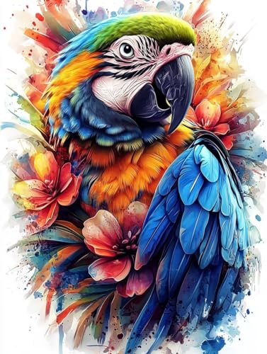 Tiere Diamond Painting XXL Leinwand 50x70 cm, Diamond Painting Erwachsene Bastelset, 5D Diamant Malerei Kinder Stickerei Kreuzstich Bilder Set, Herbst Zimmer Deko Schlafzimmer, Weihnachtsgeschen K-78 Tiere Diamond Painting XXL Leinwand 50x70 cm, Diamond Painting Erwachsene Bastelset, 5D Diamant Malerei Kinder Stickerei Kreuzstich Bilder Set, Herbst Zimmer Deko Schlafzimmer, Weihnachtsgeschen K-78 von Wuiddnng