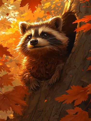 Tiere Diamond Painting XXL Leinwand 50x70 cm, Diamond Painting Erwachsene Bastelset, 5D Diamant Malerei Kinder Stickerei Kreuzstich Bilder Set, Herbst Zimmer Deko Schlafzimmer, Weihnachtsgeschen K-81 Tiere Diamond Painting XXL Leinwand 50x70 cm, Diamond Painting Erwachsene Bastelset, 5D Diamant Malerei Kinder Stickerei Kreuzstich Bilder Set, Herbst Zimmer Deko Schlafzimmer, Weihnachtsgeschen K-81 von Wuiddnng
