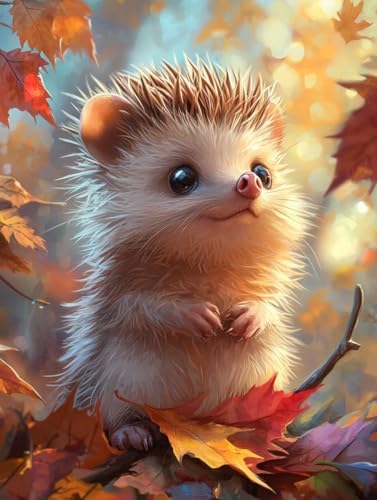 Tiere Diamond Painting XXL Leinwand 70x90 cm, Diamond Painting Erwachsene Bastelset, 5D Diamant Malerei Kinder Stickerei Kreuzstich Bilder Set, Herbst Zimmer Deko Schlafzimmer, Weihnachtsgeschen S-44 Tiere Diamond Painting XXL Leinwand 70x90 cm, Diamond Painting Erwachsene Bastelset, 5D Diamant Malerei Kinder Stickerei Kreuzstich Bilder Set, Herbst Zimmer Deko Schlafzimmer, Weihnachtsgeschen S-44 von Wuiddnng