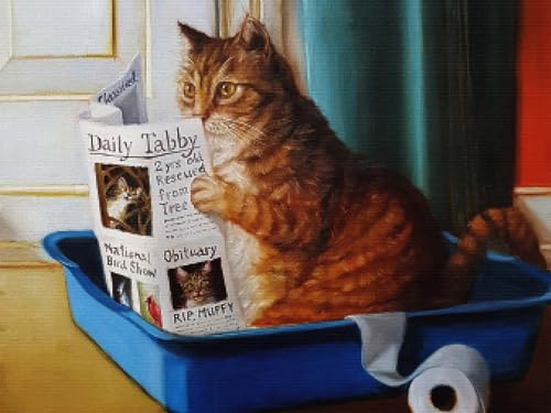 Wulcea Diamond Painting Erwachsene Diamant Bilder 30x40 Cm Bastelset Geschenke Katze Tiere Deko Basteln 5d Crystal Art Kinder Mädchen Geburtstagsgeschenk Wohnzimmer Zimmer Klein Zubehör von Wulcea