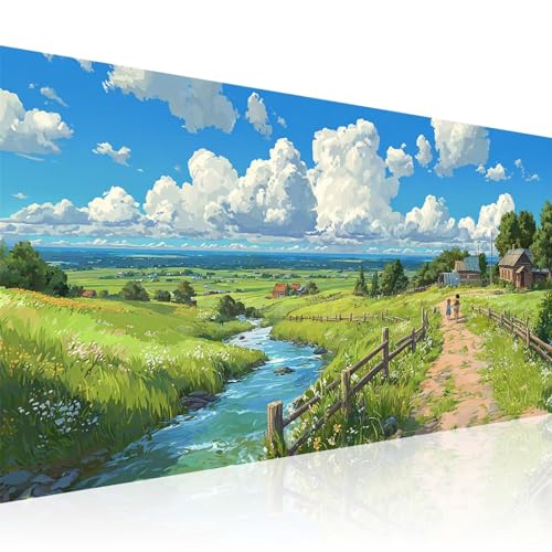 Comics Diamond Painting Erwachsene Groß xxl 60x150cm Vollbohrer Diamant Malerei Landschaft mit Zubehör, DIY 5D Diamant Painting Bilder Stickerei Bastelset Zuhause Dekor, Geschenke für Frauen 2Z-97 von Wuleogxi