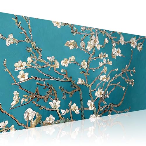 Diamond Painting Blaugrün Diamant Painting Bilder mit Zubehör, DIY 5D Baum Diamant Malerei Erwachsene & Kinder Mosaikherstellung Stickerei Leinwand Kunst Vollbohrer Bastelset Geschenke 60x150cm 2Z-72 von Wuleogxi