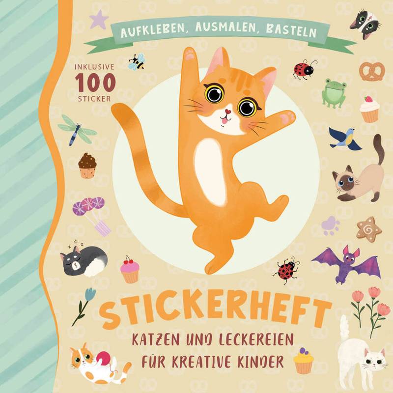 Stickerheft Katze Schlecki von Wunderhaus Verlag