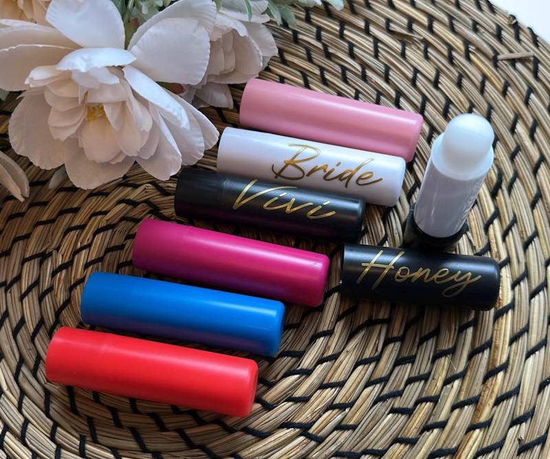 Lippenbalsam Personalisiert/Einzigartige Lippenpflege/Abi 25/ Abschluss/ Abiball/ Abitur/Jga/Geschenk Braut von WunschFabrikFrescher
