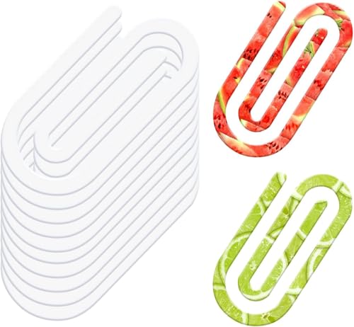 Jumbo-Büroklammern-Set für Sublimationsdruck, blanko, 10 Clips, 10 Quasten, 10 Geschenktüten, 1 Geschenkbox, 10,2 x 5,1 cm, Acryl-Büroklammer, Lesezeichen mit Loch für Wärmeübertragung, DIY-Design Jumbo-Büroklammern-Set für Sublimationsdruck, blanko, 10 Clips, 10 Quasten, 10 Geschenktüten, 1 Geschenkbox, 10,2 x 5,1 cm, Acryl-Büroklammer, Lesezeichen mit Loch für Wärmeübertragung, DIY-Design von Wunzkii