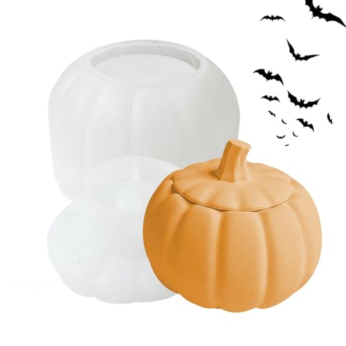 Kürbis Silikonform Epoxidharz, Kürbisharz -Glasform, Halloween Kürbisse Silikonform Mit Deckel, Kürbis Storage Box Resin Mold, Silikonkürbisformenformen Für Schmuckstaierbox, Kerzenhalter Kürbis Silikonform Epoxidharz, Kürbisharz -Glasform, Halloween Kürbisse Silikonform Mit Deckel, Kürbis Storage Box Resin Mold, Silikonkürbisformenformen Für Schmuckstaierbox, Kerzenhalter von Wusideday