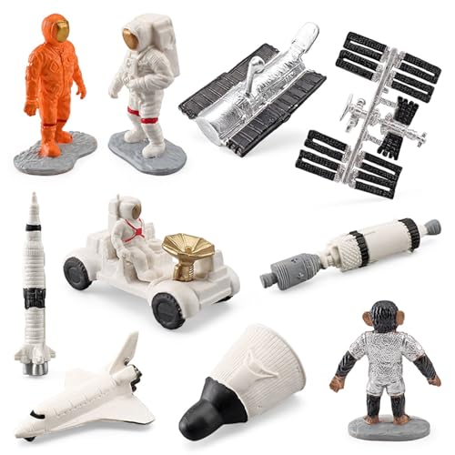 Miniatur -Astronaut -Modellset, Astronauten Figuren Set, 10pcs Space Shuttle Astronauten Raketenspielzeug, Weltraummodelle Für Desktop -Dekoration Von Heimbüro Miniatur -Astronaut -Modellset, Astronauten Figuren Set, 10pcs Space Shuttle Astronauten Raketenspielzeug, Weltraummodelle Für Desktop -Dekoration Von Heimbüro von Wusideday