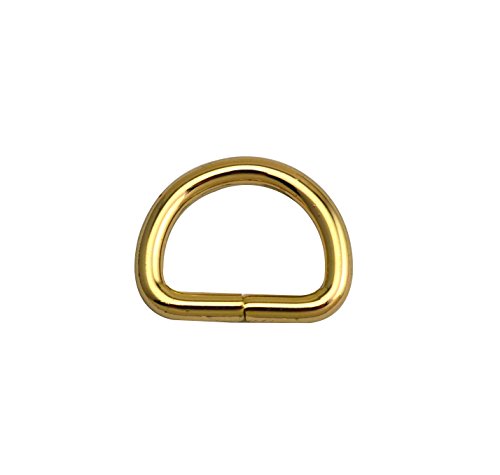 Wuuycoky 30 Stück D-Ring-Schnallen, 1,5 cm Innendurchmesser, nicht geschweißt, für Gurtband von Wuuycoky