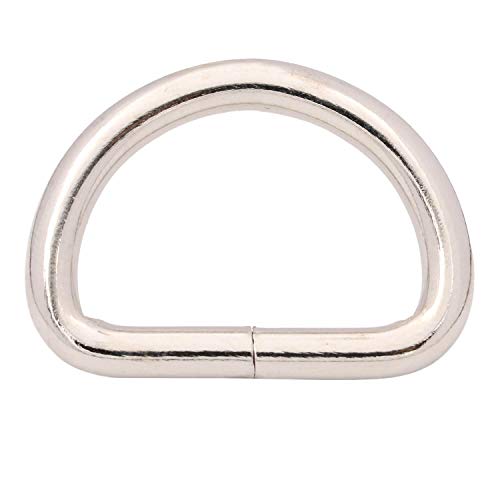 Wuuycoky D-Ring-Schnallen, 2,5 cm Innendurchmesser, nicht geschweißt, für Gurtband, 15 Stück von Wuuycoky