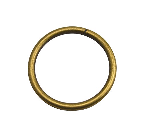 Wuuycoky O-Ringe aus Bronze, 5,1 cm Innendurchmesser, nicht geschweißt, Riemenversteller, Gurtband, Schnalle, 6 Stück von Wuuycoky