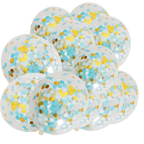 Wuyooprt Lufts mit goldenem Papier, goldene Konfetti-Lufts | Latex-Party100 Stück 12 Zoll Konfetti-s - Mehrfarbige Pailletten-Partydekoration mit goldenem Papier für Hochzeit und Babyparty Wuyooprt Lufts mit goldenem Papier, goldene Konfetti-Lufts | Latex-Party100 Stück 12 Zoll Konfetti-s - Mehrfarbige Pailletten-Partydekoration mit goldenem Papier für Hochzeit und Babyparty von Wuyooprt