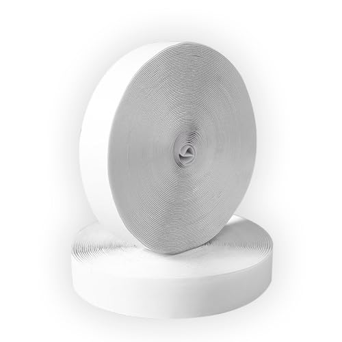 2 Stück Klettband Selbstklebend 12 Meter x 20 mm, Klettverschluss Extra Stark Doppelseitig Klebende, Vielseitig Einsetzbar für Haushalt und Büro, Wetterfest und Langlebig 2 Stück Klettband Selbstklebend 12 Meter x 20 mm, Klettverschluss Extra Stark Doppelseitig Klebende, Vielseitig Einsetzbar für Haushalt und Büro, Wetterfest und Langlebig von Wvxilyr