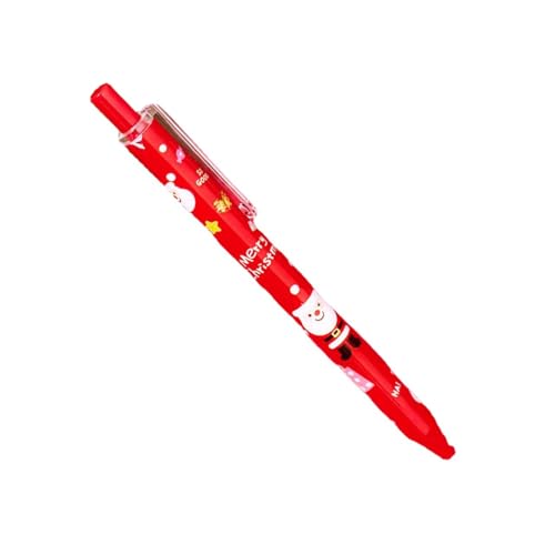 24 Stück Gel-Kugelschreiber für Weihnachten, 0,5 mm, einziehbar mit schwarzer Tinte, Schneemann, Bonbon-Stifte, Weihnachtsmotiv, für Studenten, Kinder und Weihnachtsgeschenke 24 Stück Gel-Kugelschreiber für Weihnachten, 0,5 mm, einziehbar mit schwarzer Tinte, Schneemann, Bonbon-Stifte, Weihnachtsmotiv, für Studenten, Kinder und Weihnachtsgeschenke von Wvxilyr