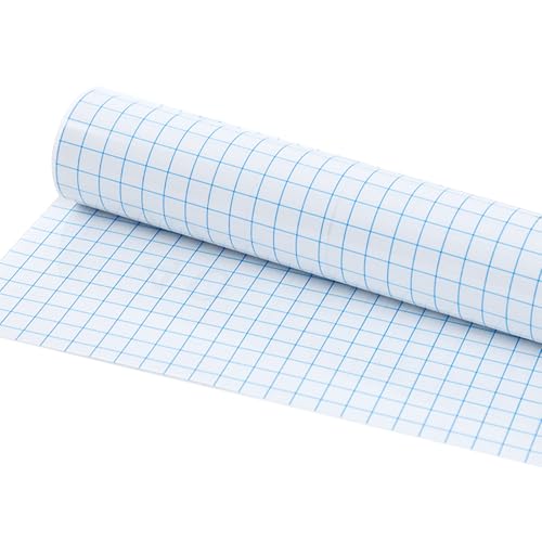 Wvxilyr 30,5 cm x 5 m Transferpapier für Vinyl, selbstklebend mit blauem Gitter, blaues Gitter, Transferpapier, Transferfolie, für Partydekorationen und Personalisierung von Bechern Wvxilyr 30,5 cm x 5 m Transferpapier für Vinyl, selbstklebend mit blauem Gitter, blaues Gitter, Transferpapier, Transferfolie, für Partydekorationen und Personalisierung von Bechern von Wvxilyr