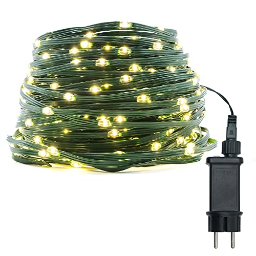 Wweixun2020 Lichterkette Weihnachtsbaum, 60M Weihnachtsbaum Lichterkette mit Stecker, Ultraleicht Led Warmweiß Weihnachtsbeleuchtung Innen, 600 LED mit 8 Modi für Weihnachten, Party, Aussen, Innen Wweixun2020 Lichterkette Weihnachtsbaum, 60M Weihnachtsbaum Lichterkette mit Stecker, Ultraleicht Led Warmweiß Weihnachtsbeleuchtung Innen, 600 LED mit 8 Modi für Weihnachten, Party, Aussen, Innen von Wweixun2020