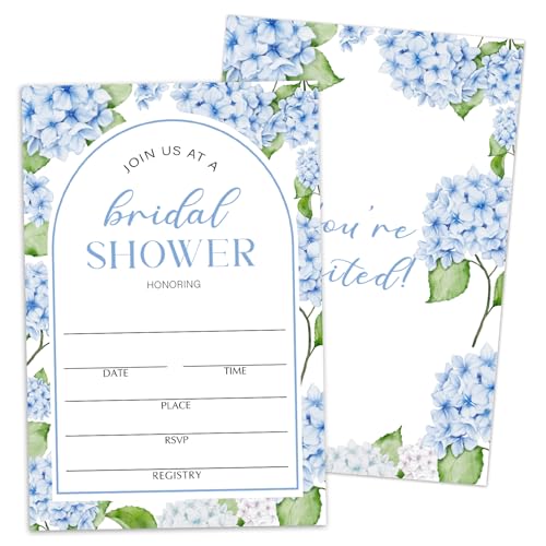 Hochzeitseinladungen für Brautpartys, blaue Blumeneinladungen für neue Paare, Mr and Mrs, 25 Einladungen zum Ausfüllen, Hochzeits- und Brautparty, Party-Dekorationen, N09 Hochzeitseinladungen für Brautpartys, blaue Blumeneinladungen für neue Paare, Mr and Mrs, 25 Einladungen zum Ausfüllen, Hochzeits- und Brautparty, Party-Dekorationen, N09 von WwongxianB