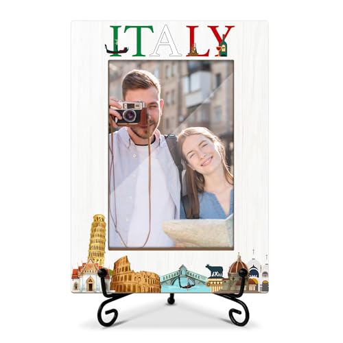 Italy Gifts Holz-Bilderrahmen, Hochzeit, Flitterwochen, Urlaub, Geschenke für Paare, Tischdekoration, 10,2 x 15,2 cm, Bilderrahmen, Geschenke für Freunde, BFF, Italien, Souvenirs, Zuhause, Büro, Italy Gifts Holz-Bilderrahmen, Hochzeit, Flitterwochen, Urlaub, Geschenke für Paare, Tischdekoration, 10,2 x 15,2 cm, Bilderrahmen, Geschenke für Freunde, BFF, Italien, Souvenirs, Zuhause, Büro, von WwongxianB