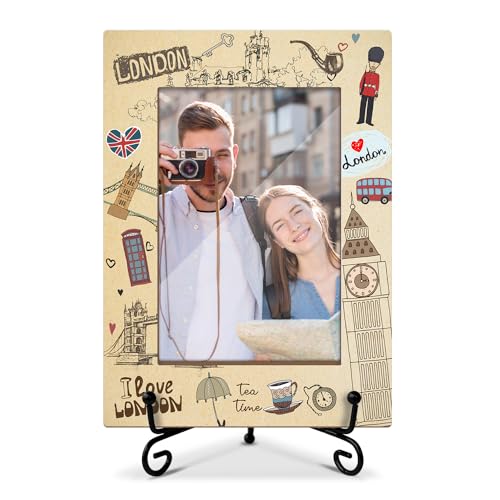 London Gifts Holz-Bilderrahmen, Hochzeit, Flitterwochen, Urlaub, Geschenke für Paare, Tisch-Display, 10,2 x 15,2 cm, Bilderrahmen Geschenke für Freunde, BFF, London-Souvenirs, Zuhause, Büro London Gifts Holz-Bilderrahmen, Hochzeit, Flitterwochen, Urlaub, Geschenke für Paare, Tisch-Display, 10,2 x 15,2 cm, Bilderrahmen Geschenke für Freunde, BFF, London-Souvenirs, Zuhause, Büro von WwongxianB
