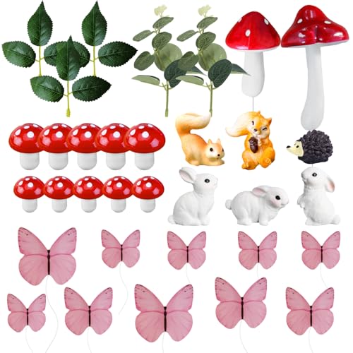 33 Stück Tortendeko Tiere Tortendeko Tiere Tortendeko Mädchen Torten Deko Tortendeko 10 Schmetterlinge 3 weiße Kaninchen 2 Eichhörnchen 1 Igel Wald Tier Geburtstag Dekoration Dschungel-Thema 33 Stück Tortendeko Tiere Tortendeko Tiere Tortendeko Mädchen Torten Deko Tortendeko 10 Schmetterlinge 3 weiße Kaninchen 2 Eichhörnchen 1 Igel Wald Tier Geburtstag Dekoration Dschungel-Thema von Wxgoqrcn