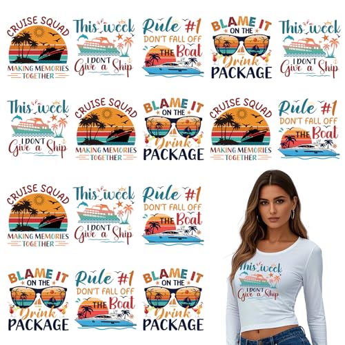 Wxiben Retro Kreuzfahrt Bügelbilder – 16 Blatt Sommerurlaub DTF Transfers Ready to Press Kreuzfahrt Sonnenuntergang Aufbügler Patch Aufkleber Wärmetransfer Vinyl Aufkleber für T-Shirts Kleidung Hoodie Wxiben Retro Kreuzfahrt Bügelbilder – 16 Blatt Sommerurlaub DTF Transfers Ready to Press Kreuzfahrt Sonnenuntergang Aufbügler Patch Aufkleber Wärmetransfer Vinyl Aufkleber für T-Shirts Kleidung Hoodie von Wxiben
