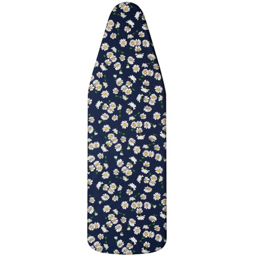 Bügelbrettbezug 130X45 Weiße Daisy Klassischer Baumwollbezug,bügelbrettbezüge Für Dampfbügeleisen, Mit Eingebauter Hitzereflektion Mit Schnurbindung & Stretch-System Bügelbrettbezug 130X45 Weiße Daisy Klassischer Baumwollbezug,bügelbrettbezüge Für Dampfbügeleisen, Mit Eingebauter Hitzereflektion Mit Schnurbindung & Stretch-System von Wxlmom