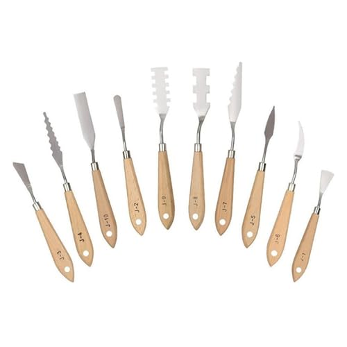 10 PCs/Set Painta Spatel Set Painting Scraper Set Scraper Tool Zubehör Für Ölspatelpalette Werkzeug Für Leinwand 10 PCs/Set Painta Spatel Set Painting Scraper Set Scraper Tool Zubehör Für Ölspatelpalette Werkzeug Für Leinwand von Wynrzyj