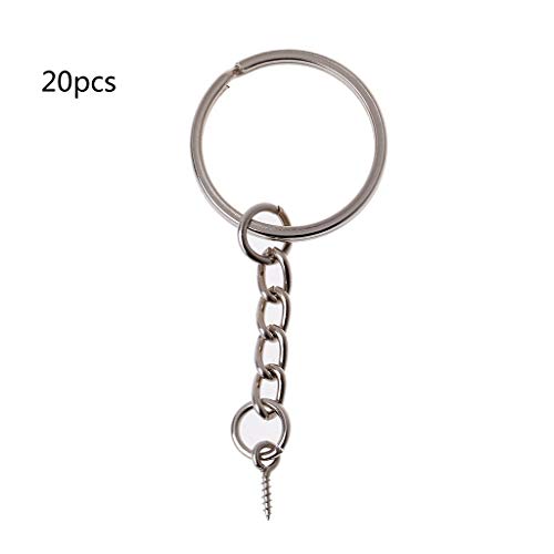 20 Fache Split Für Schlüsselring Mit Kettensprungringen Mit Schrauben Augenstiften Für Schlüsselring Mit Kettensilbermetall Split Für Ke 20 Fache Split Für Schlüsselring Mit Kettensprungringen Mit Schrauben Augenstiften Für Schlüsselring Mit Kettensilbermetall Split Für Ke von Wynrzyj