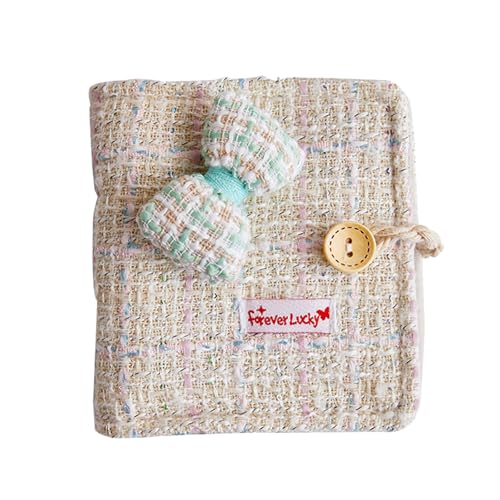 40 Taschenfotoalbum Für Sammler 3inch Kartenorganisator Mit 3 Ringen Stoffbindemittel Cover Für 3inch Photokard Bild Stylish Memo Note Organizer von Wynrzyj