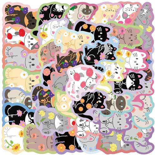50Counts Kätzchen Aufkleber Ästhetischer Aufkleber Für Sammelalbum Laptop Journal Phone Case Skateboard Gepäck Kid Belohnung Kreatives Journaling von Wynrzyj