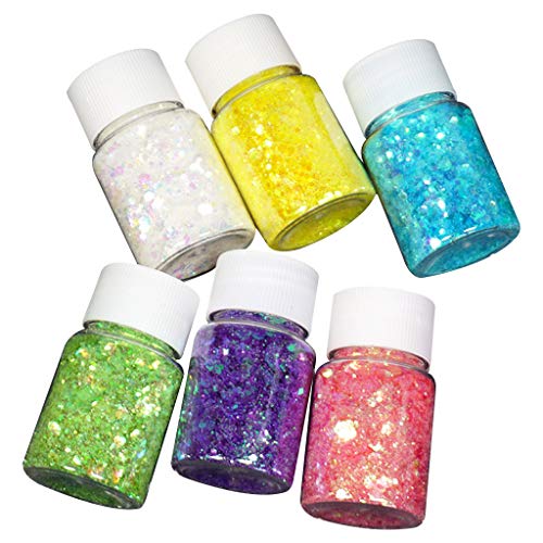 6 Flaschen/Pack Epoxidharz Füllung Glitzer Weicher Ton Für Epoxidharzform Nagelkunst Schmuckwerkzeuge Für Epoxidharz von Wynrzyj