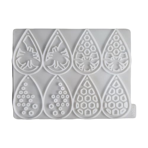 Kreative Anhängerform Ohrring Silikonform Verschiedene Muster Täglicher Verschleiß Schmuckschimmel Silikon Textur Für Schmuck Erstellen Einzigartige Formen von Wynrzyj
