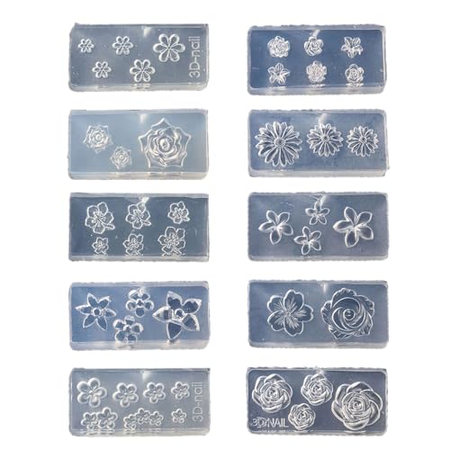 Set Von 10 Multifirtionalen Nägeln Formnägel Styling Schimmelblumenform Accessoire Formen Für Zubehörverstärkung Geeignet Set Von 10 Multifirtionalen Nägeln Formnägel Styling Schimmelblumenform Accessoire Formen Für Zubehörverstärkung Geeignet von Wynrzyj