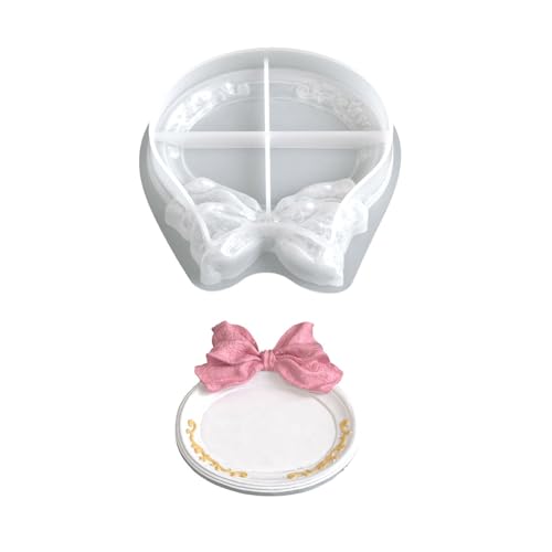 Silikon Crafting Formschmuckschalen Formen Schleifknoten Thema Dekorative Tablettsform von Wynrzyj