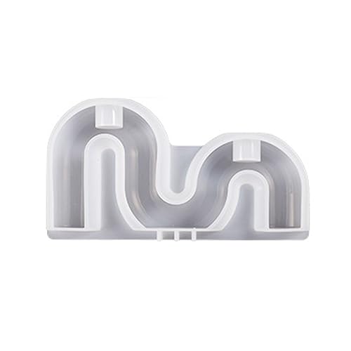 U Förmige Kerzenhalter Silikonform Zum Handwerk Einzigartiger Kerzenhalter Handwerk Candlestick Epoxidharz Gussschimmel Beton Silikon Kerzenständer von Wynrzyj