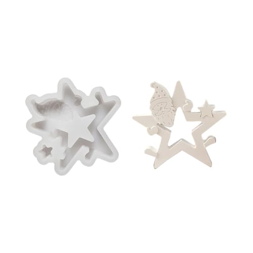 Weihnachtsschmuck Schimmel Flexible Silikonform Für Bürodekoration Stern Santa Figur Desktop Verzierungen Schimmelpilze Silikonformhandwerk Weihnachtsschmuck Schimmel Flexible Silikonform Für Bürodekoration Stern Santa Figur Desktop Verzierungen Schimmelpilze Silikonformhandwerk von Wynrzyj