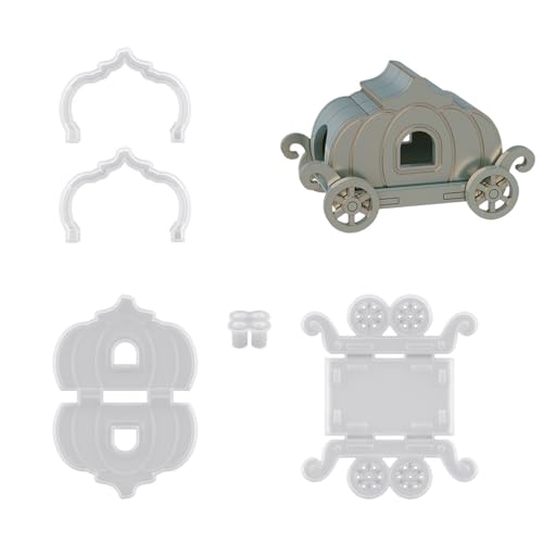 Wiederverwendbares Spleißkürbiswagen Silikonform Für Schmuck & Halloween Dekorationen Silikonform Für Seifen Kerzenherstellung von Wynrzyj