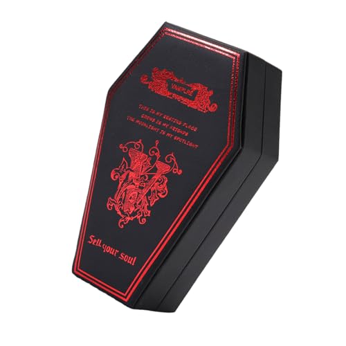 Wynrzyj Einzigartige Sargdesign Schmuck Aufbewahrung Box Weiche Pu Erschreckende Dekore Perfekt Für Ringe Halsketten Und Zubehör Halloween Schmuckschatulle Für Goten Wynrzyj Einzigartige Sargdesign Schmuck Aufbewahrung Box Weiche Pu Erschreckende Dekore Perfekt Für Ringe Halsketten Und Zubehör Halloween Schmuckschatulle Für Goten von Wynrzyj